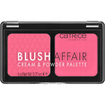 Catrice Blush Affair Cream & Powder Palette, colorete, Pleasing Pink, 020, 6 g