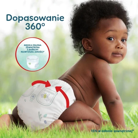 Pampers Harmonie Pants, pannolini, taglia 4, 9-15 kg, 168 pz.
