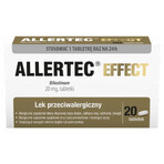 Allertec Effect 20 mg, 20 tablets