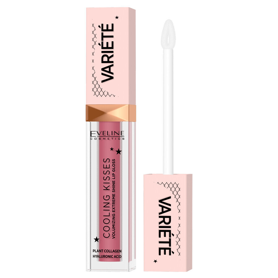 Eveline Cosmetics Varie Variete Cooling Kiss, brillo de labios voluminizador con efecto refrescante, nº 05, 6,8 ml