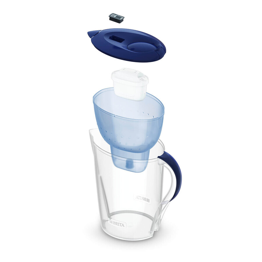 Brita Marella, jarra con filtro XL 3,5 l, azul + filtro Maxtra Pro Pure Performance, 1 ud.