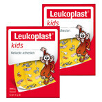 Leukoplast Kids set, vendas para niños, impermeables, 6 cm x 1 m, 2 piezas