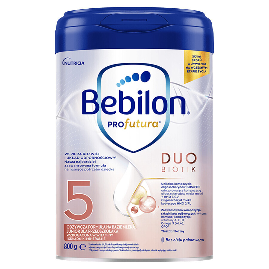 Set Bebilon Profutura DuoBiotik 5, formulă hrănitoare pe bază de lapte, pentru preșcolari, 3 x 800 g + Mustela Bebe Enfant, gel de spălare hrănitor, 300 ml gratuit