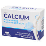 SEMA Lab Calcio + vitamina D3 + vitamina K2 MK-7, 60 comprimidos duros Envase poco claro