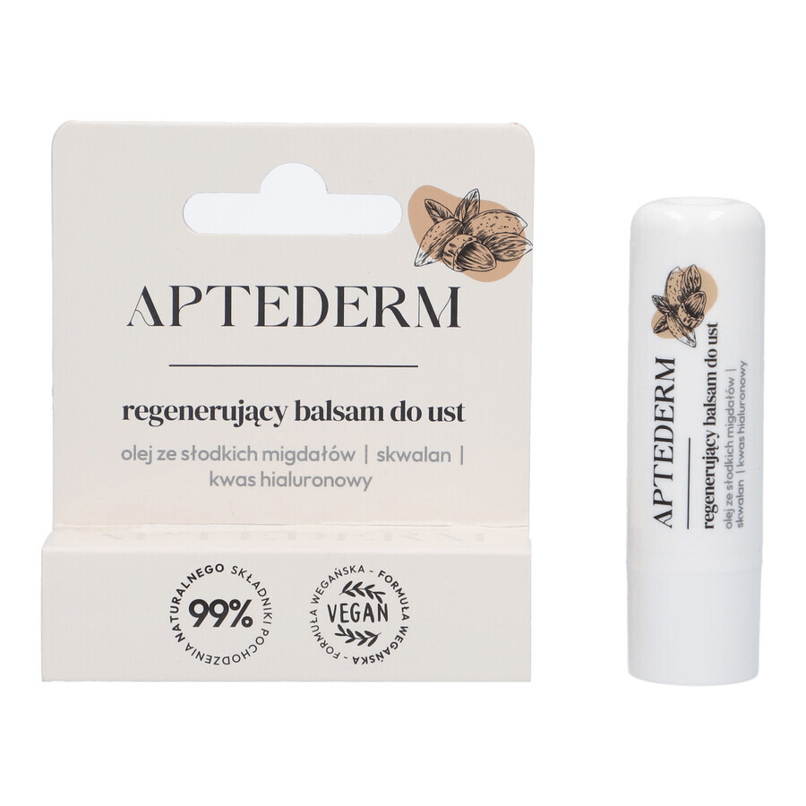 Aptederm, bálsamo labial regenerador, 4,8 g ENVASE DEFECTUOSO