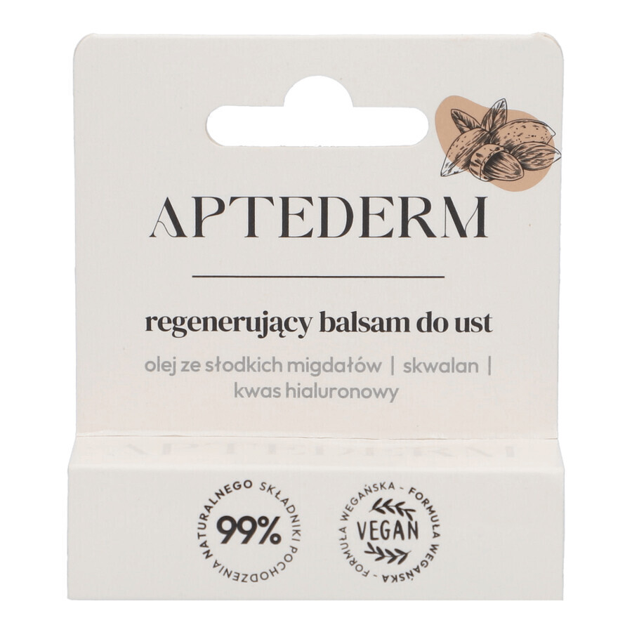 Aptederm, bálsamo labial regenerador, 4,8 g ENVASE DEFECTUOSO