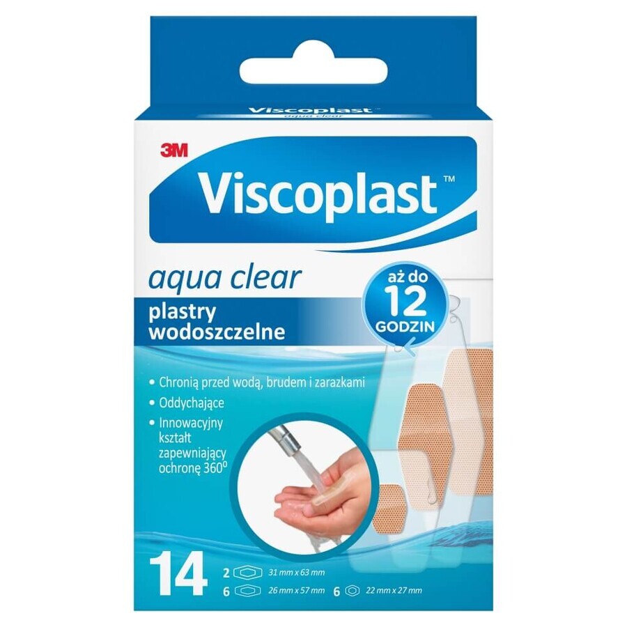 Viscoplast Aqua Clear, yeso impermeable, 14 piezas