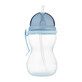 Canpol Beb&#233;s, biber&#243;n con tubo de silicona plegable, azul, a partir de 12 meses, 370 ml