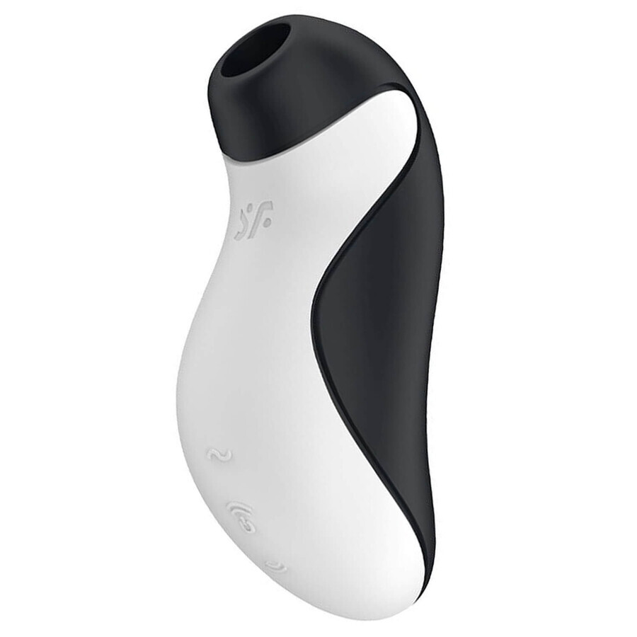 Satisfyer Orca, masaje clitoriano sin contacto, aire, orca blanca y negra