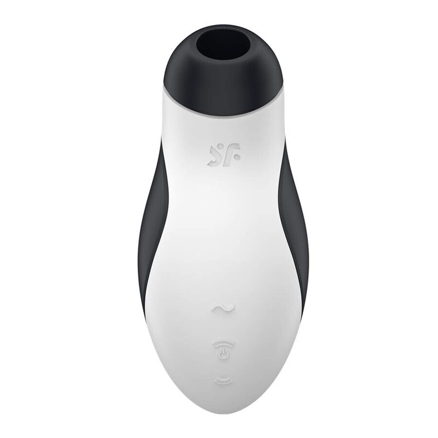 Satisfyer Orca, masaje clitoriano sin contacto, aire, orca blanca y negra