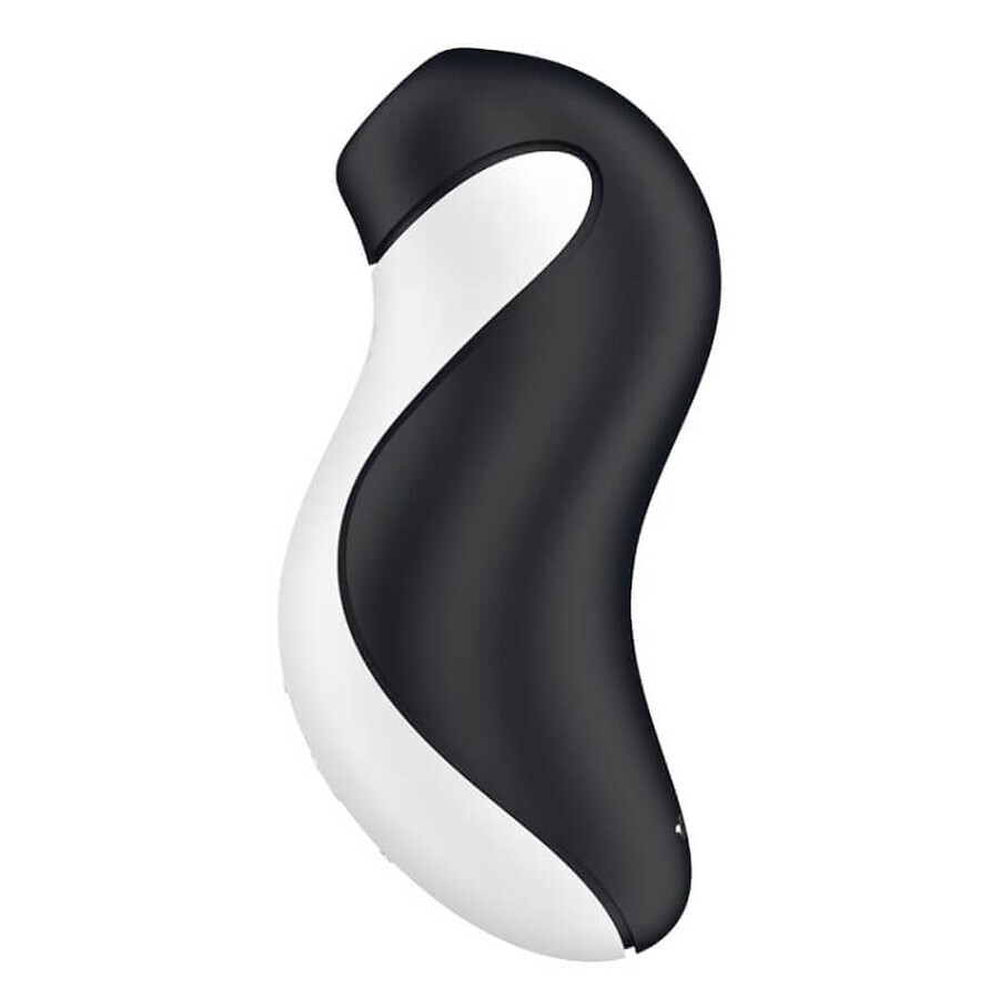 Satisfyer Orca, masaje clitoriano sin contacto, aire, orca blanca y negra