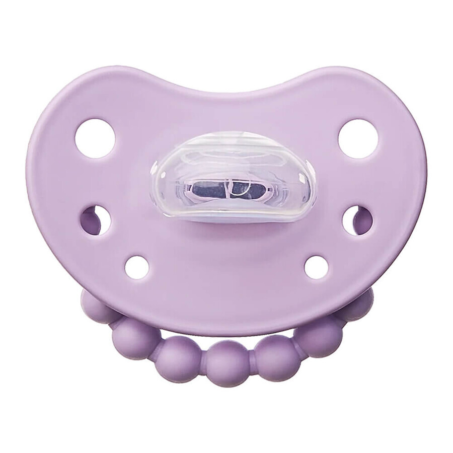 Luu Kids, sucette, positionnement, silicone, lavande française, 0-3 mois, 1 pc