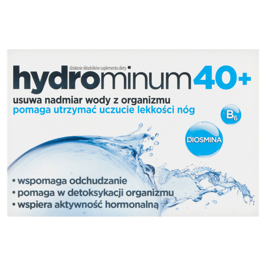 Hydrominum 40+, para mujeres de más de 40 años, 30 comprimidos