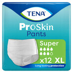 Tena Pants ProSkin, calzoncillos absorbentes, talla XL, 120-160 cm, Super, 12 unidades