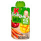 Kubuś Baby Mousse en tubo, manzana, zanahoria, mango, despu&#233;s de 6 meses, 100 g