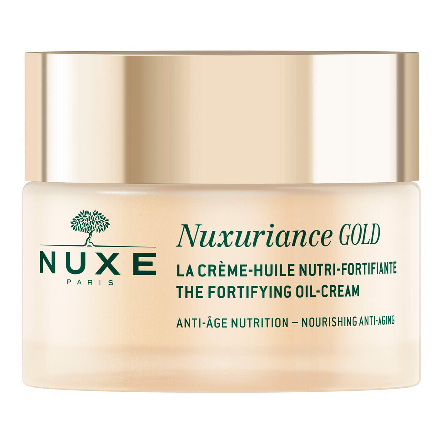 Nuxe Nuxuriance Gold set, face cream with oil, 50 ml + eye balm, 15 ml