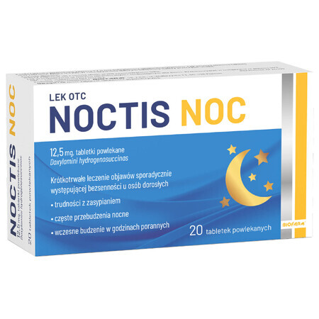 Noctis Noche 12,5 mg, 20 comprimidos