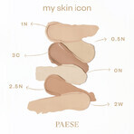 Base de maquillaje matificante Paese My Skin Icon, 0N Alabastro, 33 ml