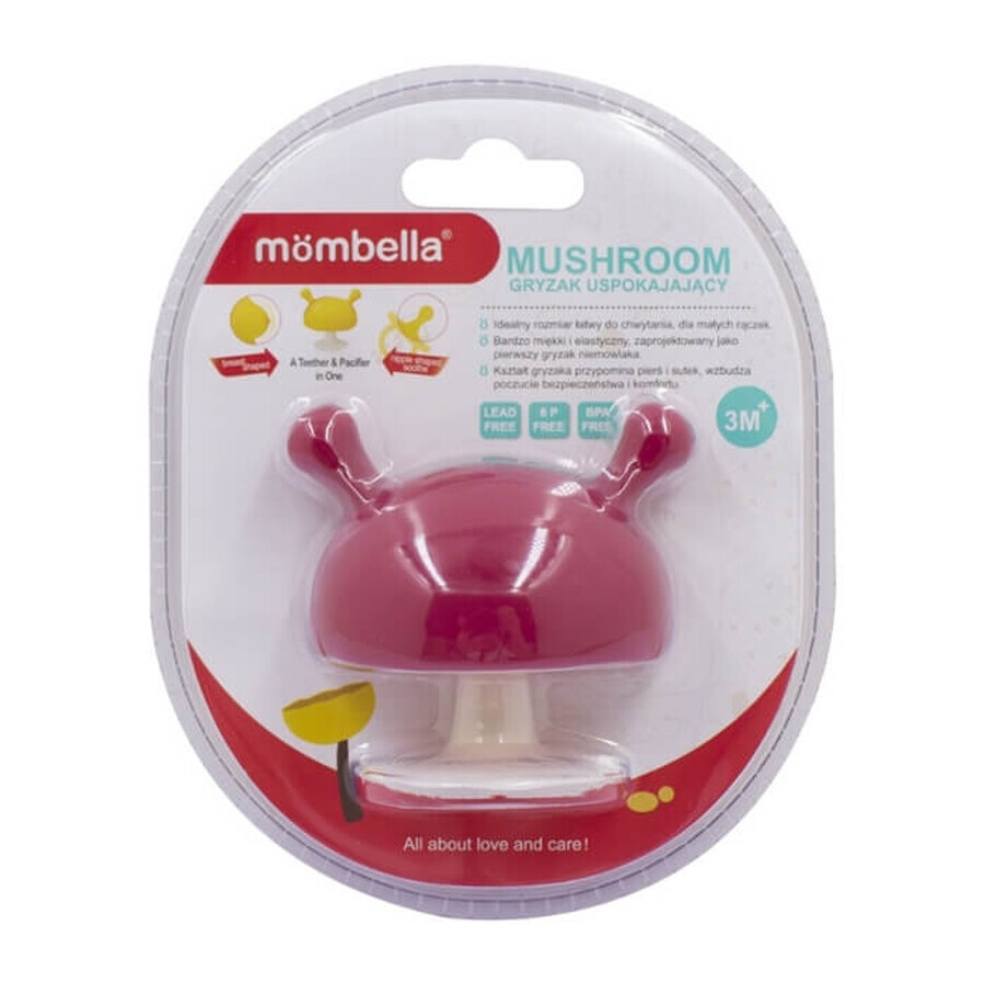 Mombella, paciette, funghi, rosso, da 3 mesi, 1 pc