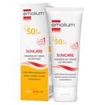 Set Emolium Suncare SPF 50+, crema solar 50 ml + spray solar 100 ml + loción hidratante solar 150 ml + toalla de baño de regalo