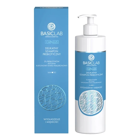 BasicLab Capillus, zachte prebiotische shampoo, 300 ml