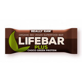 Barrita de chocolate y proteínas, 47 g, Lifebar