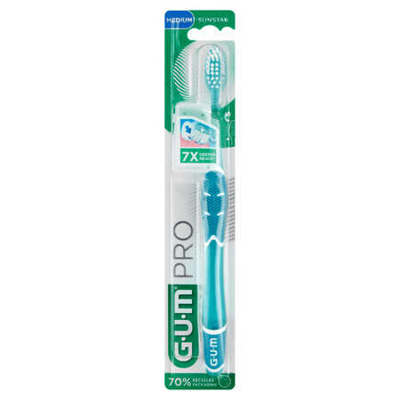 Sunstar Gum PRO, brosse à dents, moyenne, 1 pièce + Sunstar Gum Soft-Picks Pro, brosses interdentaires, 2 pièces gratuites