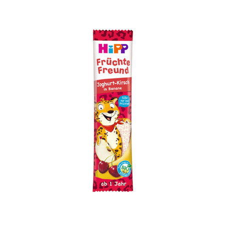 Barrita Fruit Friend yogur, cereza y plátano, 23 gr, Hipp