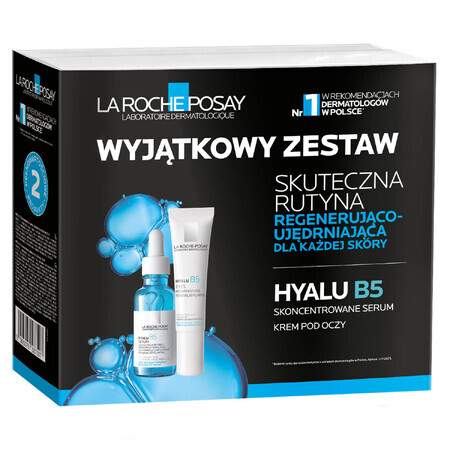 Kit La Roche-Posay Hyalu B5, sérum antiarrugas 30 ml + crema antiarrugas contorno de ojos 15 ml