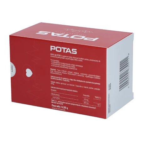 SEMA Lab Potasio, 60 cápsulas duras