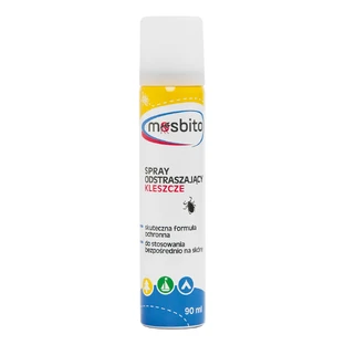 Mosbito, spray repelent împotriva căpușelor, cu IR3535 și icaridină, 90 ml