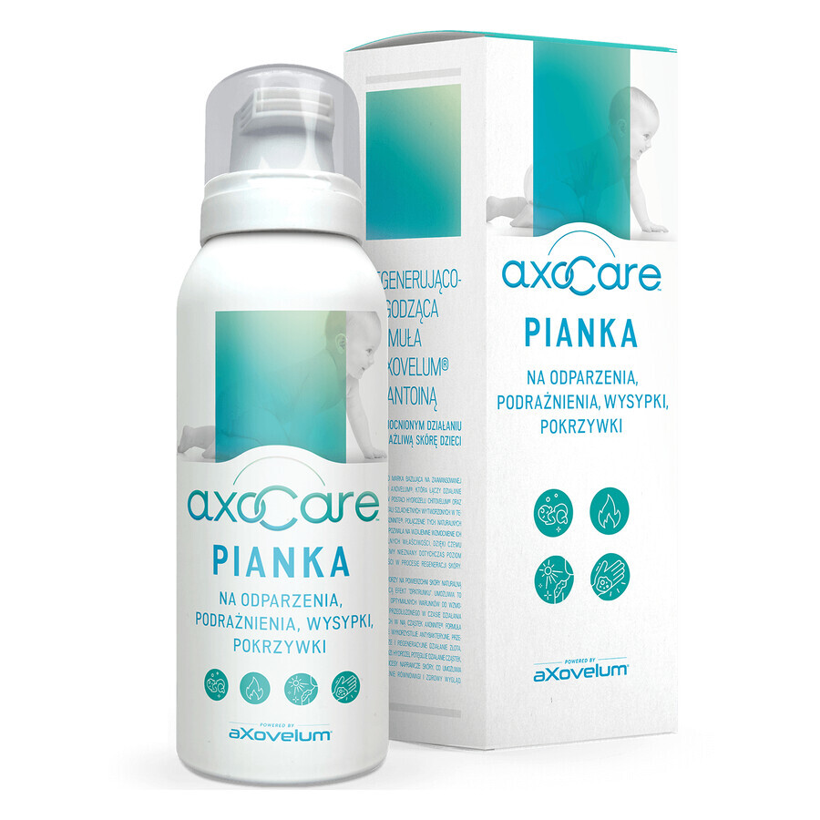 AxoCare, espuma para erupciones, sarpullidos, urticaria, 85 ml