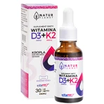 Natur Planet Vitamina D3+K2 Forte gotas, 30 ml