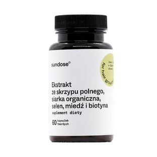 Sundose para el crecimiento del cabello, 60 cápsulas