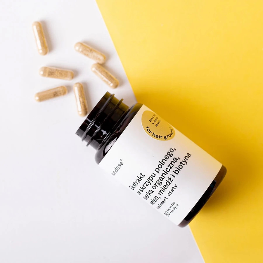 Sundose para el crecimiento del cabello, 60 cápsulas