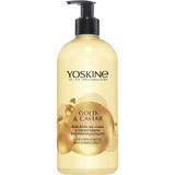 Loción corporal Yoskine Body Gold & Caviar con ceramidas biomiméticas, 400 ml