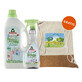 Frosch Baby set, concentrado para la colada 1500 ml + spray antimanchas 500 ml + mochila de regalo