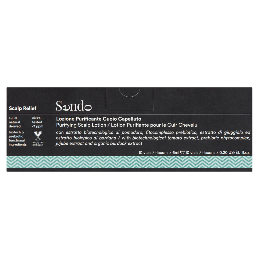 Sendo Scalp relief tratamiento anticaspa intensivo en ampollas, 10 x 6 ml