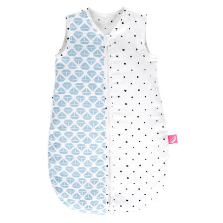 Motherhood, muslin sleeping bag TOG 0.5, 0-6 months, blue ships, 1 pc