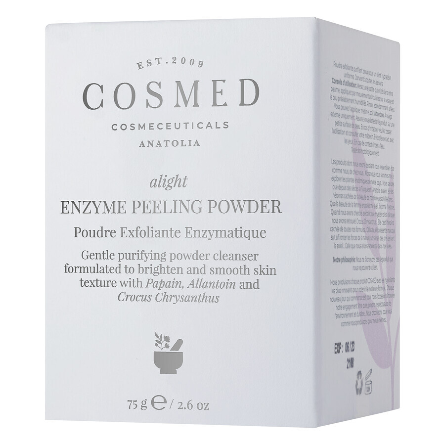 Cosmed Alight, exfoliante enzimático con polvo, 75 g