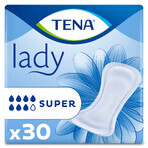 Tena Lady Set, serviettes hygiéniques spécialisées, Super, 2 x 30 pcs + protège-slips absorbants ProSkin Pants, taille M et L, 2 échantillons