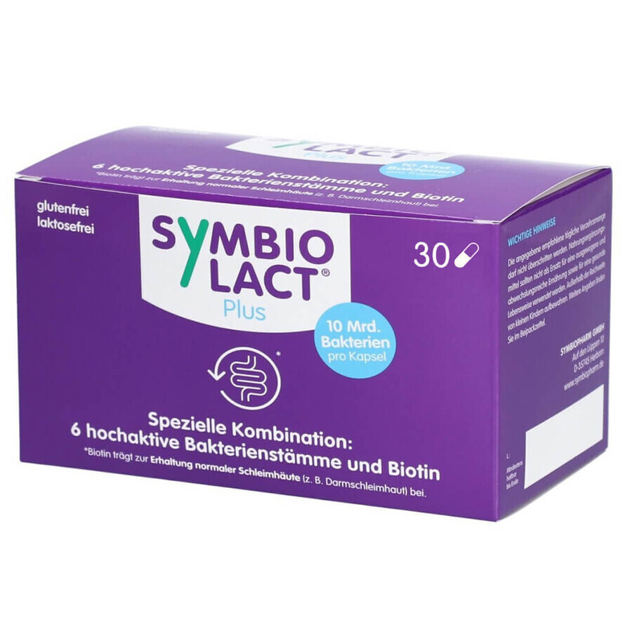 SymbioLact Plus, 30 cápsulas