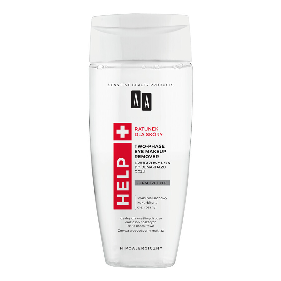 AA Help, desmaquillante de ojos bifásico, 150 ml