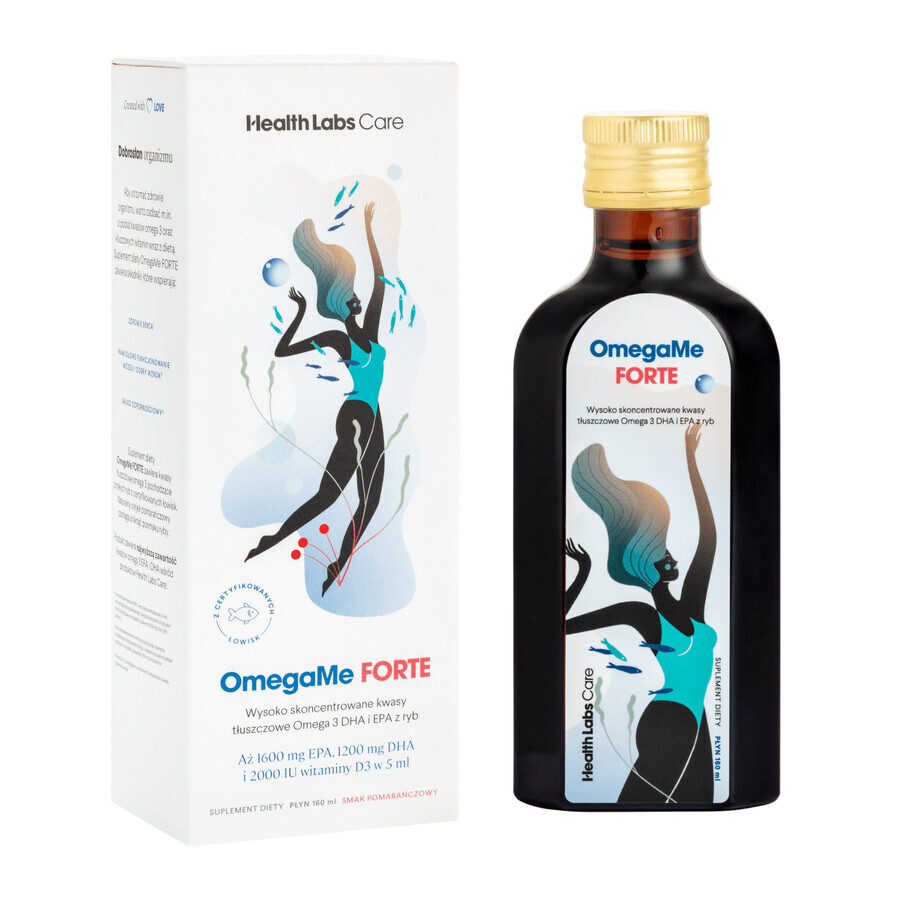 Health Labs OmegaMe Forte, vloeibaar, 160 ml