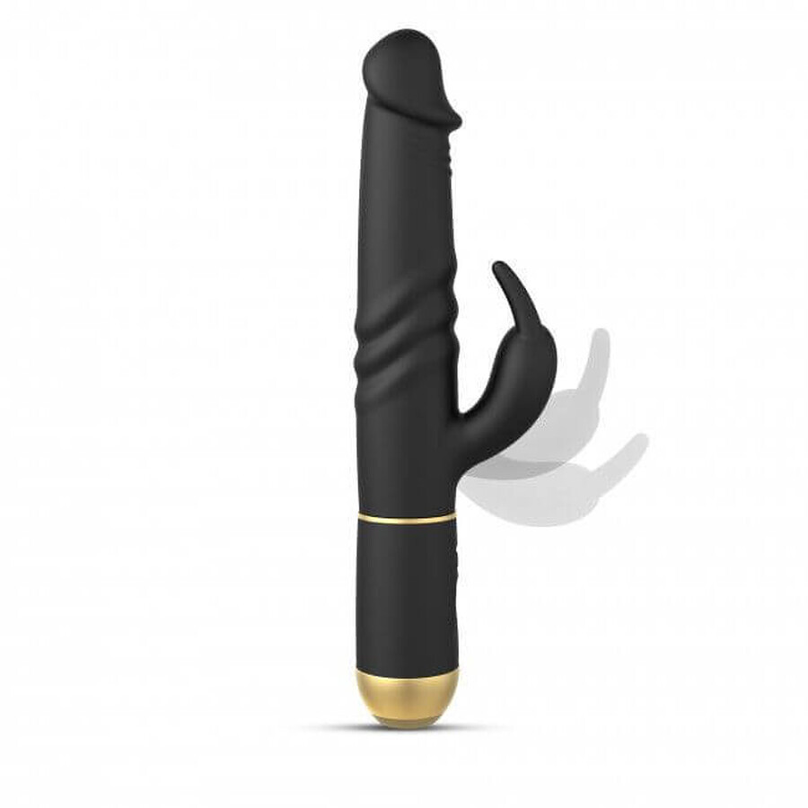 Dorcel Furious Rabbit 2.0, rabbit vibrator, zwart