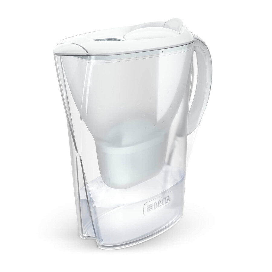 Brita Marella, jarra con filtro 2,4 l, blanca + filtro Maxtra Pro Pure Performance, 1 ud.