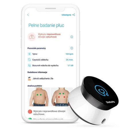 StethoMe Intelligentes elektronisches Stethoskop mit AI App 