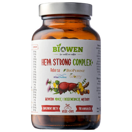 Biowen Hepa Strong Complex+, 90 cápsulas