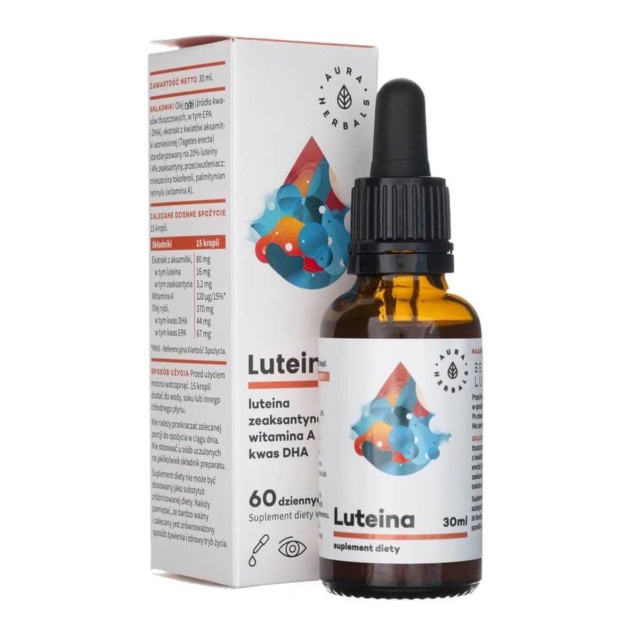Aura Herbals Gotas de luteína, 30 ml