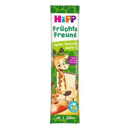 Barrita Fruit Friend con manzana-banana-avena, 23 gr, Hipp